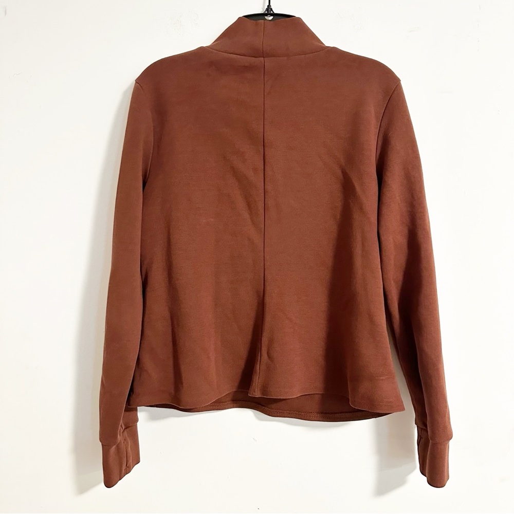 The North Face Rust Brown Mock Neck Long Sleeve Top - Women's Medium - Picture 8 of 8